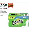 Bounty Paper Towels - $20.99 ($3.00 off)