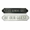 Bee & Willow™ Shoes Guest 26-inch X 13-inch Metal Wall Art In Black/white - $17.99 ($3.00 Off)
