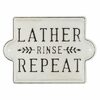Bee & Willow™ "lather-rinse-repeat" Metal Wall Art In Black/white - $6.99 ($7.01 Off)
