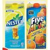 PC Blue Menu Margarine, Nestea Iced Tea or Five Alive Beverages - $2.99
