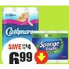 Cashmere Bathroom Tissue, Sponge Towels or Scotties Facial Tissue - $6.99 (Up to $4.00 off)