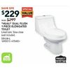 Project Source "Huali" Dual Flush 1-Piece Elongated Toilet - $229.00 ($70.00 off)