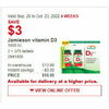 Jamieson Vitamin D3 - $10.99 ($3.00 off)