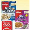 Kellogg's All-Bran Original, Mini-Wheats! or Raisin Bran Cereal - $4.49