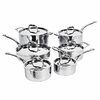Lagostina 12-Piece Artiste-Clad Hammered Finish Cookware Set - Stainless Steel - $299.99 (Up to 80% off)