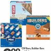 Clif Bars, Buliders Bars Or Minis - $9.99 (Up to $4.00 off)