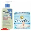 Cerave Bebe Wash & Shampoo, Ointment, Zincofax Diaper Spray or Cream - $8.99