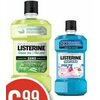 Listerine Classic Mouthwash or Kids Smart Rinse - $6.99