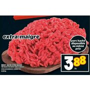 Extra Lean Ground Beef - $3.88/lb