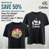 Men's, Women's & Youth Bass Pro Shops and Cabela's Graphic Logo T-Shirts - $9.98 (50% off)