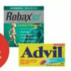 Advil 200 mg, Robax Caplets or Thermacare Heatwraps - Up to 15% off